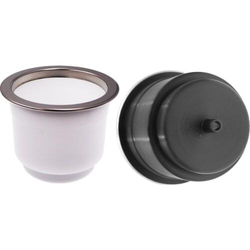 Stainless Steel Marine Cup Holder Drink Bottle Holder For Boat Camper RV Truck Water Holder