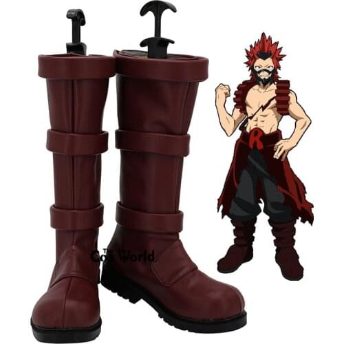 My Hero Academia Boku No Hero Academia Eijiro Kirishima Anime Customize Cosplay Shoes Boots