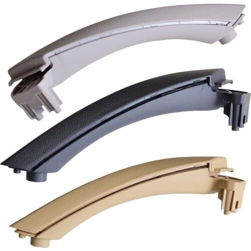 Car Interior Inner Door Handle Panel Trim Cover Fit for BMW 335i xDrive Sedan 2009-2011 Auto Accessories Black Beige