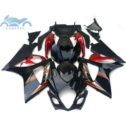 Custom Fairing for SUZUKI K7 GSXR1000 2007 2008 ABS motorcycle fairings kit GSX R1000 07 08 GSXR 1000 black aftermarket bodywork