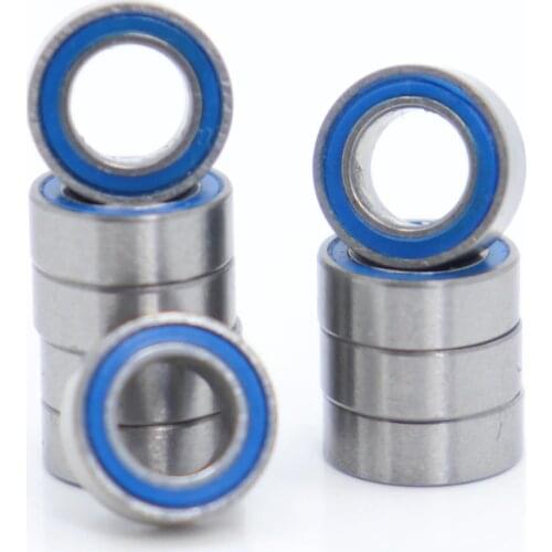 MR74RS Bearing ABEC-3 (10PCS) 4*7*2.5 mm Miniature MR74-2RS Ball Bearings RS MR74 2RS With Blue Sealed L-740D