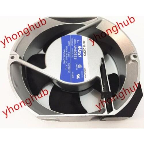 Servo Maxi ACFI8-200PS MA60B3 AC 200V 0.2A 2-piece 172x172x50mm Server Cooling Fan