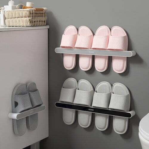Bathroom Shoe Rack Slippers Rack Wall Mounted Shoe Organizer Rack Shoe Organizer and Shoe Rack Organizer For Bedroom Shower Room