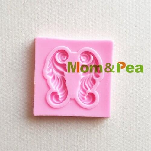 Mom&Pea MPA1676 Deco Shaped Silicone Mold Cake Decoration Fondant Cake 3D Mold Food Grade Soap Mold