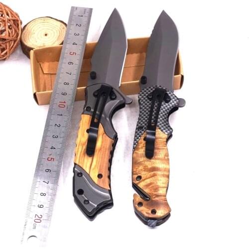 Folding Pocket Knife Tactical Knife Combat Survival Hiking Camping Hunting Outdoor Utility Knives EDC Self-defense Multi Tools