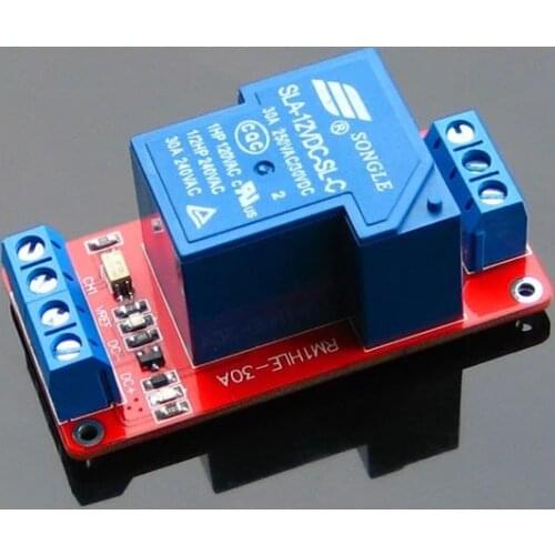 Official Smarian 2pcs 30A Relay Module Optical Coupling Isolation High and Low Average Electricity Trigger 5V 12V 24V raspberry