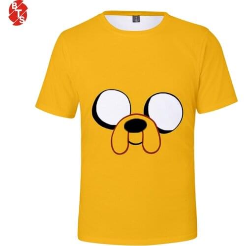 Adventure Time 3D Printed T-shirts Women/Men Fashion Summer Short Sleeve Tshirts 2019 Hot Sale Casual Streetwear Tee Shirts