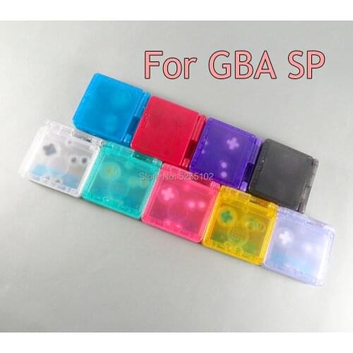 1set Transparent Clear Limited Edition Full Housing Shell for Nintend Gameboy Advance SP for GBA SP Game Console Cover Case