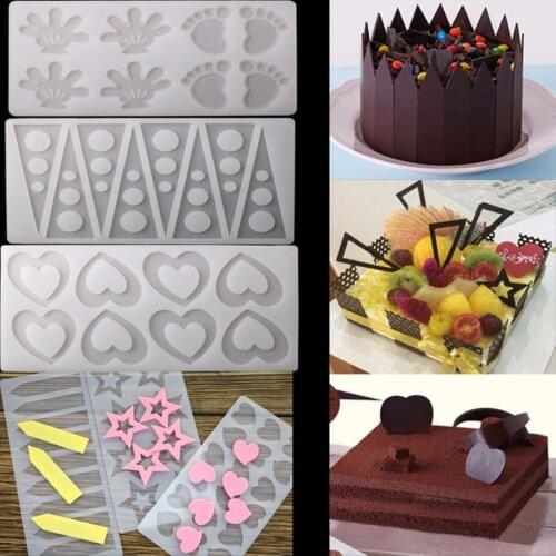 1pc Silicone Mold Chocolate Fondant Candy Cake Decor Sugarcraft Baking Mould DIY