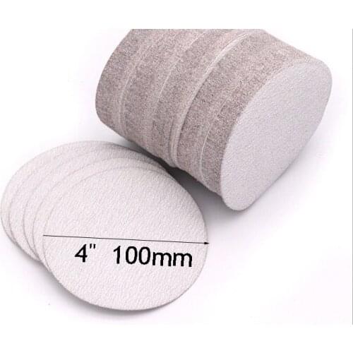 100pcs 4" 100mm Sanding Disc Sandpaper Sticky Back Grit 80-1000 Sand Paper