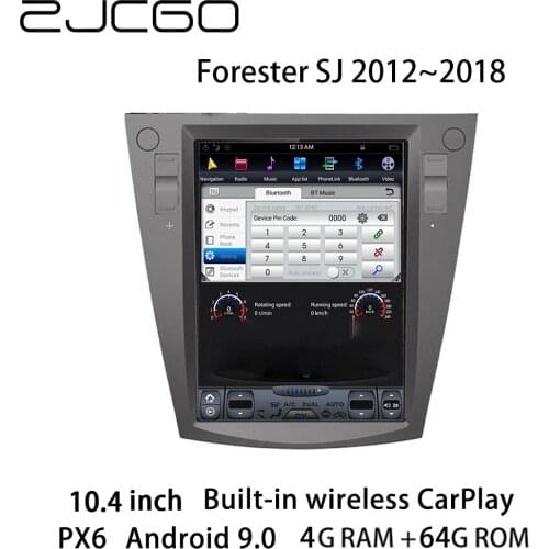 Car Multimedia Player Stereo GPS DVD Radio Navigation NAVI Android Screen for Subaru Forester SJ 2012~2018
