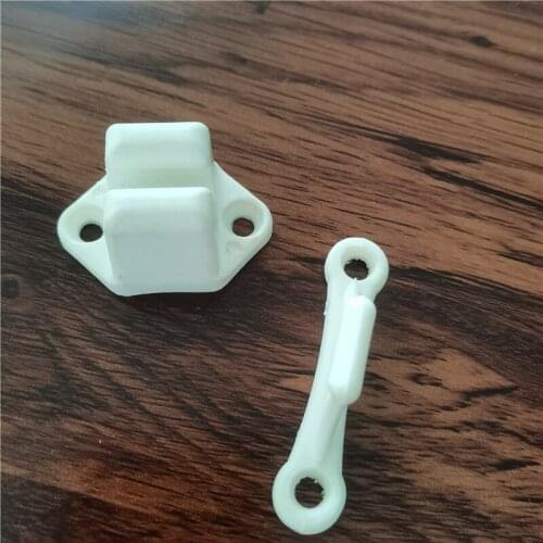 White color Door stopper resile nylon stopper Limiters for Rv door push catch Holder for RV Cabinet Doors