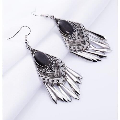 Brand Long Tassel Earrings for Women Dangle Drop Alloy Earring Woman 2017 Fashion Jewelry Accessories Gift