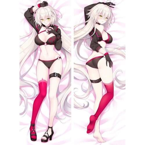 Japanese Anime FGO Fate/Grand Order Jeanne D'Arc Girl Throw Otaku Dakimakura Gifts Bedding Hugging Body Pillow Case 150x50 CM