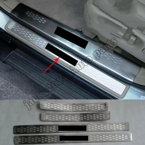 Stainless Steel Door Sill Plate Welcome Pedal 4pcs For Honda CR-V CRV 2007 2008 2009 2010 2011