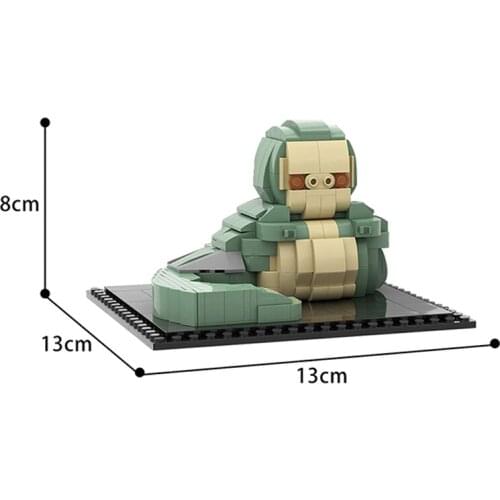 LEQUMOC Space Wars Movie Tatooine Slug Hutt-Jabba Action Figures 381PCS Building Blocks Bricks Toys For Children DIY Kids Gifts
