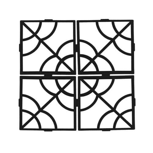 DIY Paving Mold Beautify Garden Cement Floor Tile Mould Garden Decoration Simple Operation
