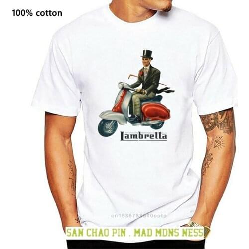 Classic Vintage 1950 Lambretta Scooter Decal -VespaModHipster Men Women Unisex Fashion tshirt Shipping Hoodie