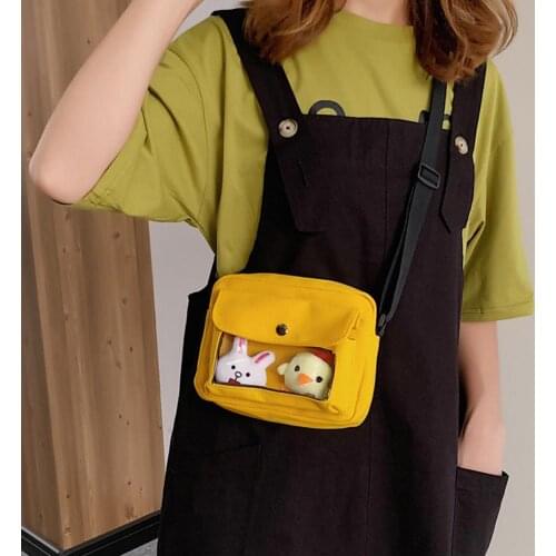 Cartoon Cute Mini Messenger Versatile Korean Bag Cell Phone Bags Women Simple Crossbody Bags Casual Ladies Flap Shoulder Bag