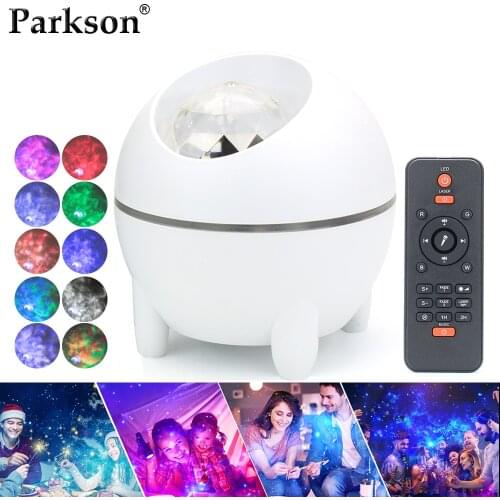 Novelty Night Lights LED Star Sky Galaxy Projector Light With Remote Control Music USB for Kids Gifts Christmas Decor Decoration