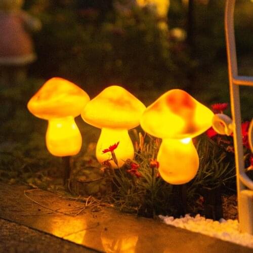 Solar mushroom night light outdoor courtyard garden balcony layout new lawn waterproof landscape decorative lantern