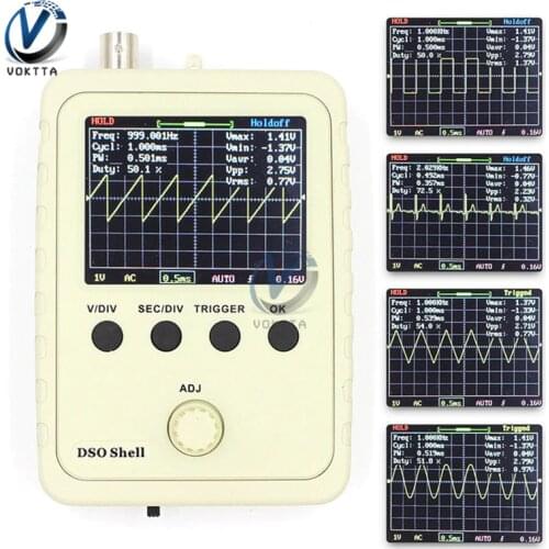 Fully Assembled / DIY Kit Original 15001K DIY Digital Oscilloscope Kit 2.4 inch With Housing Case Box
