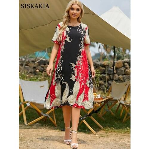Siskakia Red Summer Dresses
