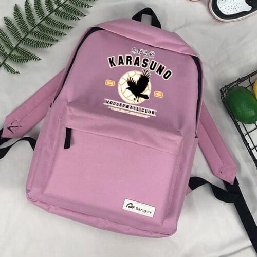Oya Oya Oya Haikyuu Karasuno bags mochilas bagpack fashion anime laptop designer plecaki men femenina backpack