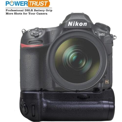 PowerTrust Vertical MB-D18 Battery Grip Holder for Nikon D850 DSLR Cameras as Work with EN-EL15a EN-EL15 or 8X AA Battery
