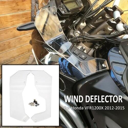 FOR Honda VFR 1200X VFR1200X Crosstourer VFR 1200 X Motorcycle Side Windshield Handguard panels Wind Deflector Pair 2012 - 2015