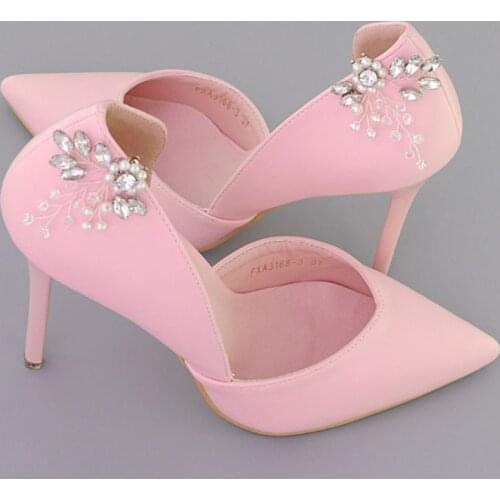 Shoe Shoe Clip Rhinestone Pearl DIY Shoes Women Lady Elegant High Heel Sandal Decoration Ornaments Clothing Jewelry Charms Beads