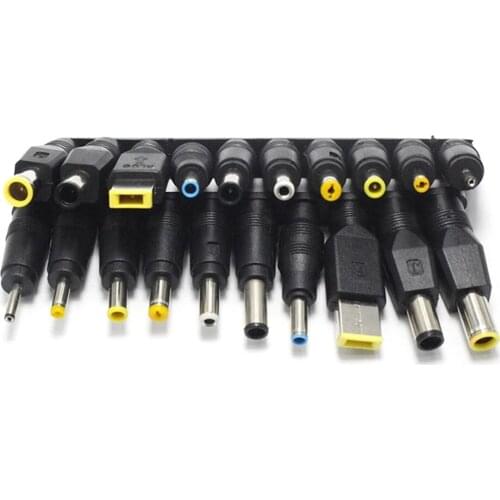 10 Pieces / Set Universal For Notebook Laptop Charger Power Adapter Tips Jack Connector To Connect Charging