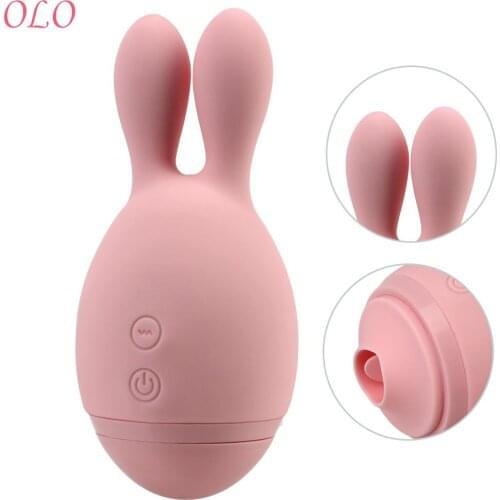 2 in 1 Tongue Licking Vibrator Nipple Vagina Massage Powerful Rabbit Vibrators 3 Motors Clitoris Stimulator Female Masturbator