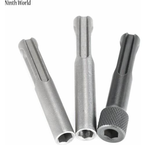 3PCS Hex Shank Screwdriver Holder Drill Bit Adaptor 1/4 Converter Socket Nut Impact Driver Set For for SDS Hammer Drilling Tool