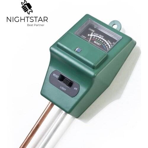 3 in 1 PH Tester Soil Water Moisture Light Analized Test Meter Detector Plant Flower PH Meters for Garden / Farm / Lawn