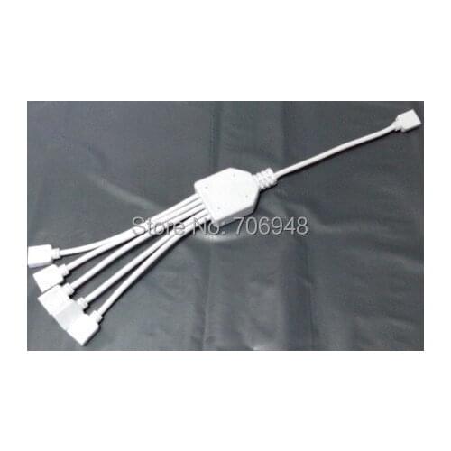 5ports for RGB Led Strip controller connector, RGB controller Splitter, RGB Strip HUB, led connector