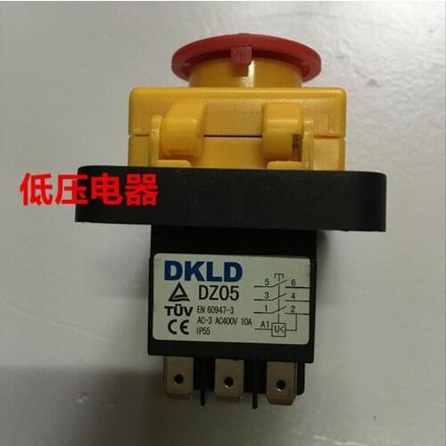5pcs DKLD button switch / waterproof switch / electromagnetic switch DZ05 three-phase 400V 10A
