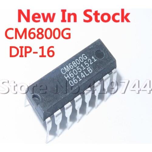 5PCS/LOT CM6800G CM6800 DIP-16 power chip In Stock NEW original IC