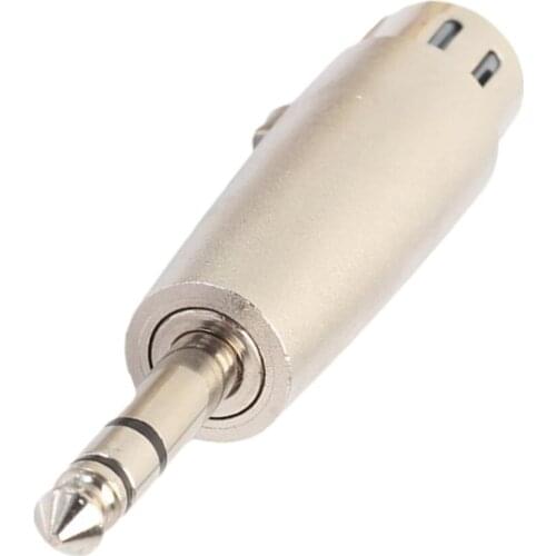 6.35mm Stereo Male to XLR Female Audio Adapter for Microphone Amplifier Accessory