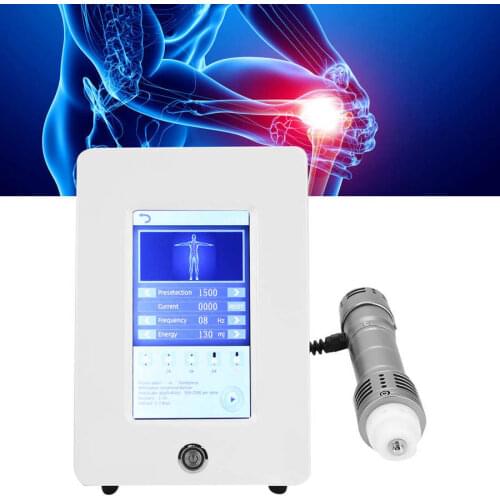 ED Shock Waves Treatments Machine Pain Relief Shockwave Physiotherapy Instrument Tungsten Gold