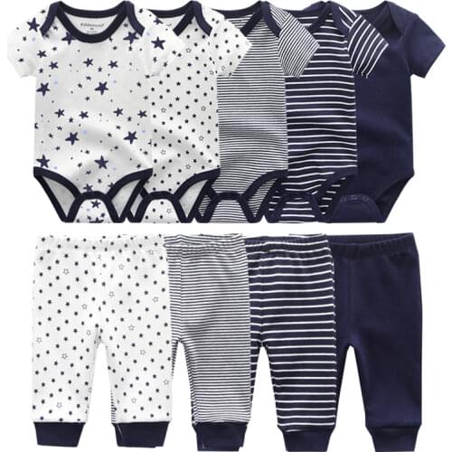 Baby clothes newborn boy girl bodysuits and pants outfits toddler baby clothing cotton infant romper sets roupas de bebe