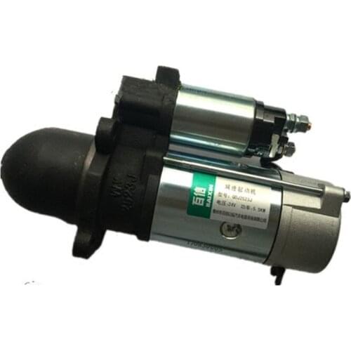 Fast Shipping starting motor QDJ2523J 24V 11 Teeth diesel engine Yuchai 4108 starter motor Changchai Changfa