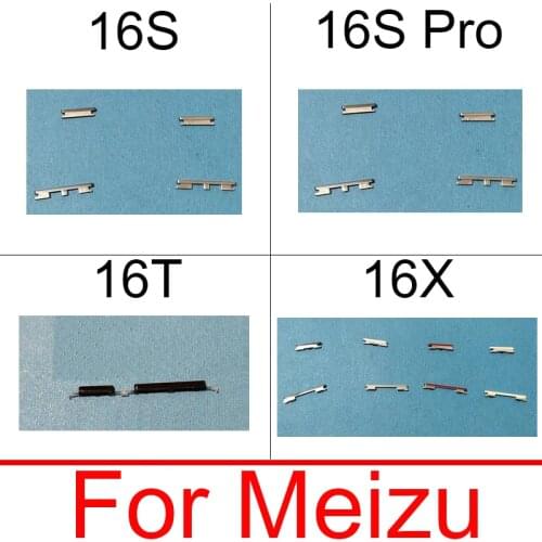 Up/Down Volume & Power Side Button Flex Cable For Meizu 16S 16T 16X Pro Power On/off + Control Volume Side Key Replacement Parts