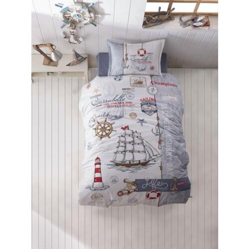 Ship Sea bedding set kids boys cotton single bedspread bed sheet duvet cover sets pillowcase bedding kids quilt cover bed linen