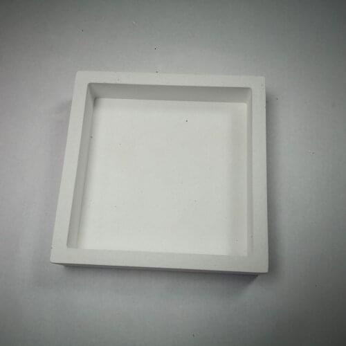 Square Flowerpot Tray Mold for Concrete Plaster Silicone Pot Mould