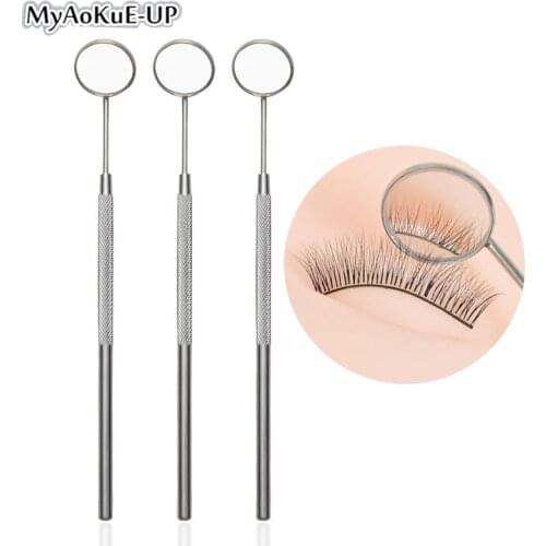 Multifunction Eyelash Extension Checking Mirror Beauty Makeup Tools Dental Mouth Looking Glass Teeth Whitening Clean Oral Tool