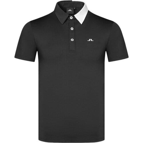 Golf Clothing Mens Short Sleeve T-shirt Breathable Moisture Wicking Casual Outdoor Polo Golf Top Golf Polo Shirts