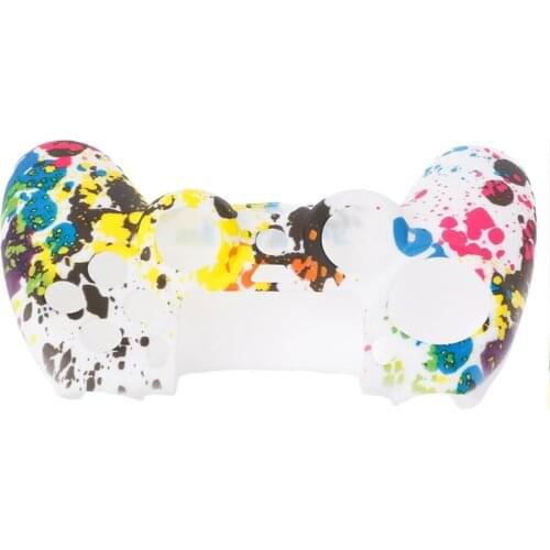 Anti-Slip Multicolor Silicone Guards Cover 2 Joystick For 4 PS4 Controller
