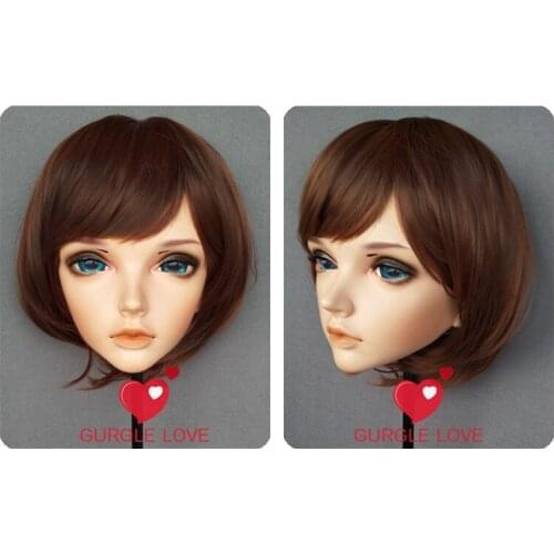 NEW-16) Handmade Female Male Resin Crossdress Party Girl BJD Masks Japanese Anime Cosplay Kigurumi Mask Cosplay