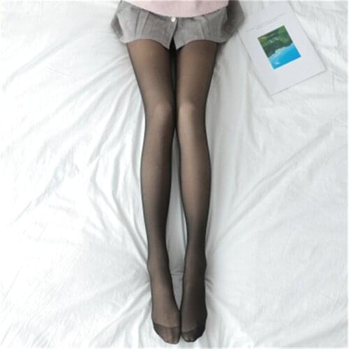 2021 New Arrivals Plus Velvet Letters Black Stockings Womens Spring Autumn Winter Thickened Pantyhose Fake Fleshy Legs Artifact